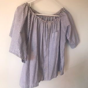 Reformation off the shoulder Bardot top